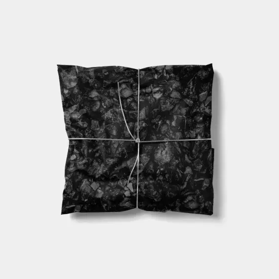 Coal Christmas Wrapping Paper {1}