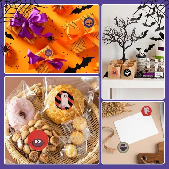 Halloween Stickers Set - 500 Pcs {5}
