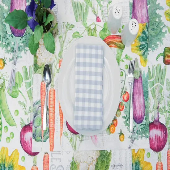 Vegetable Garden Spring Table Topper 54" x 54" {1}