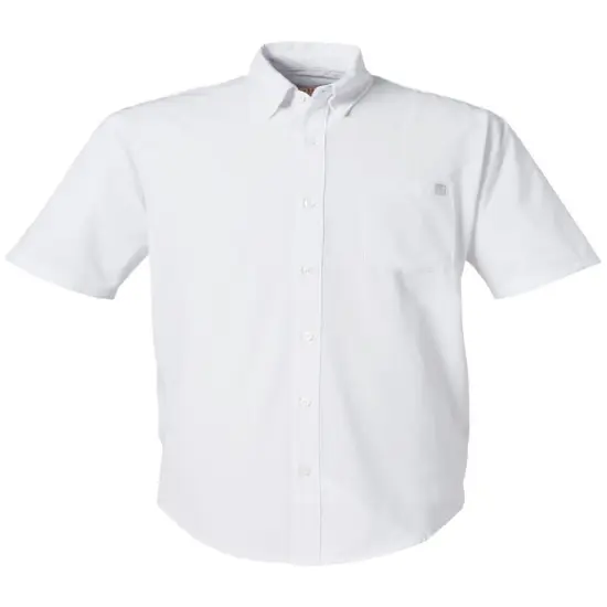 HUK&reg; Men's Kona Solid Short Sleeve Shirt White {1}