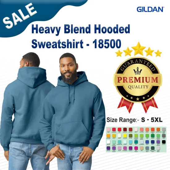 Gildan&reg; Heavy Blend Hooded Sweatshirt Light blue {2}