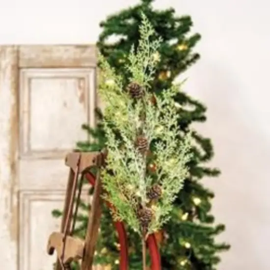 Woodland Cedar Spray 27" {2}