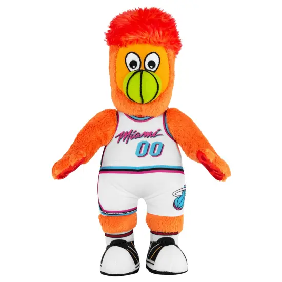 Bleacher Creatures Miami Heat Burnie 10" Plush Figure (Vice Edition Uniform) {1}