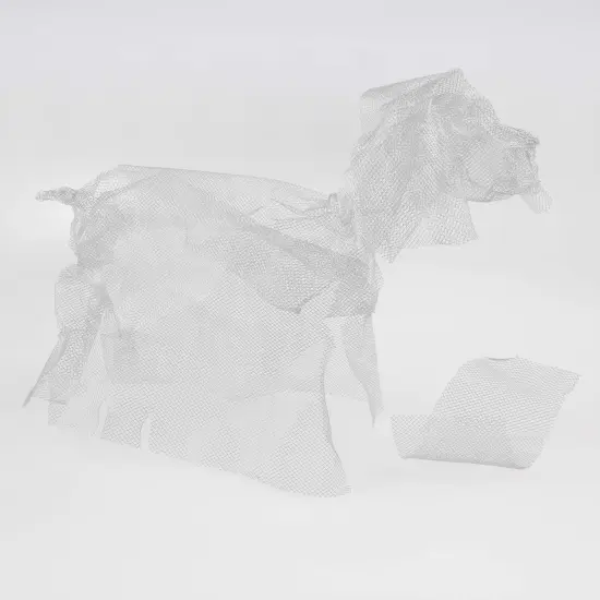 Creative Mark Medium 3mm Aluminum Wire Mesh Roll 19.68" x 9.84 ft, Woven Metal Mesh Screen for Sculptures, Sturdy & Pliable Structure, Ideal for Clay Plaster, Unique 3D Shape Transformations {4}