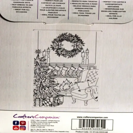 Crafter's Companion A Cosy Christmas Clear Acrylic Stamp {2}