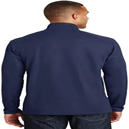 J America&reg; Unisex Apex Fleece Quarter-Zip STEEL {6}