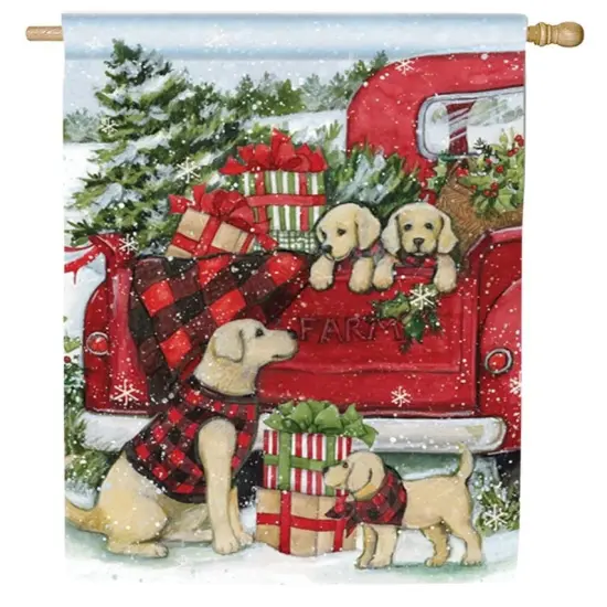 Christmas Puppies Banner {3}