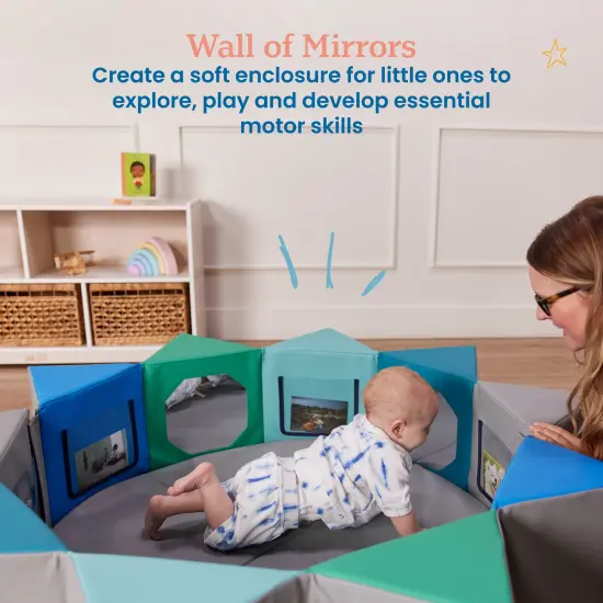 SoftZone Wall of Mirrors, Activity Center Contemporary {4}