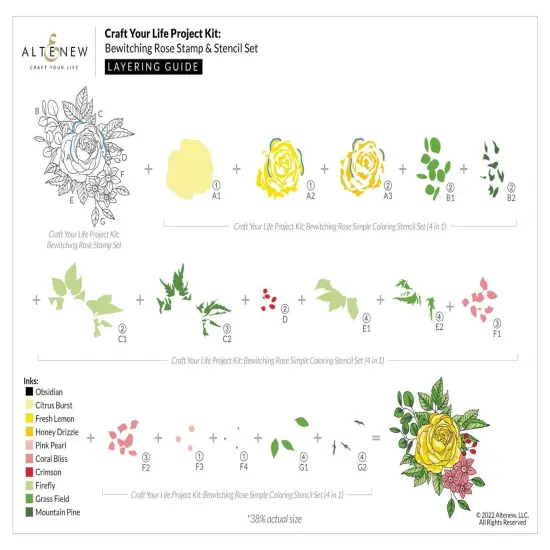 Altenew Craft Your Life Project Kit: Bewitching Rose {3}