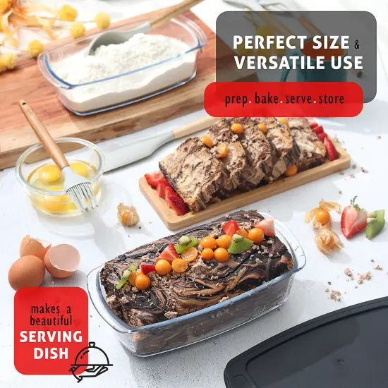 Eatex Glass Loaf Pans for Baking {3}