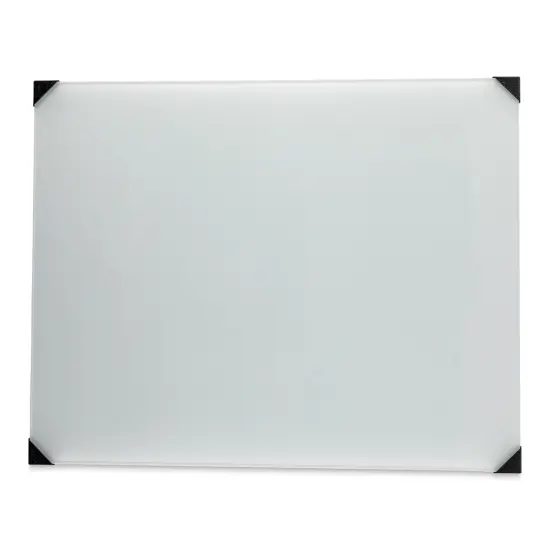 New Wave Posh Glass Tabletop Palette - 16" x 20", White {1}