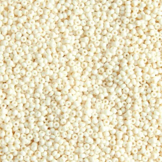 John Bead 8/0 Solgel Czech Glass Seed Beads, 500g Beige {1}