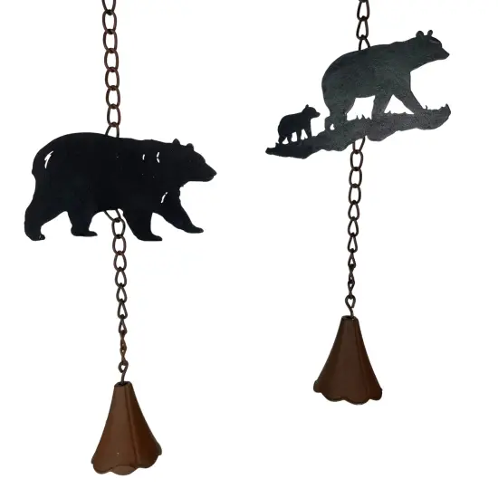 Metal Rain Chain - Cute Animal Designs - Weighted Bell {3}