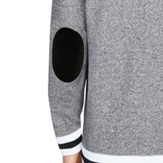 J America &reg; Peppered Fleece Shawl Collar {6}