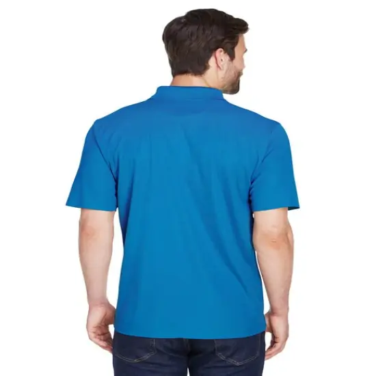 UltraClub&reg; Men's Cool & Dry Mesh&nbsp;Pique Polo PACIFIC BLUE {7}