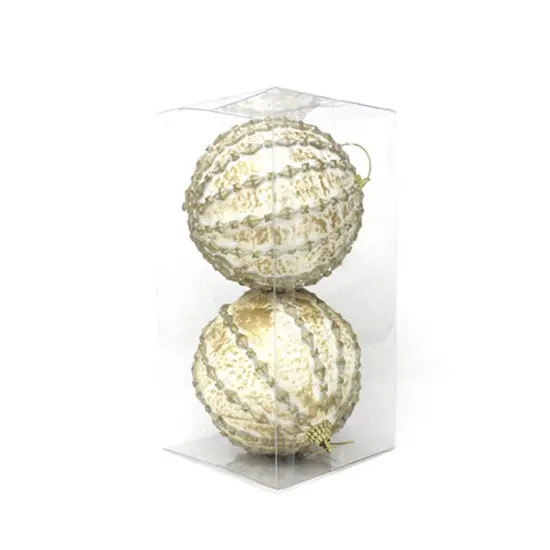 10cm Ball With Stud Accents 2 Pcs {5}