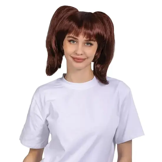 Anime Envy Adult Brown Costume Wig {1}