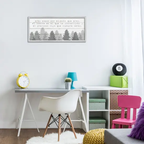 Stupell Industries Amado Niño, Futuro Hombre Framed Giclee Art Gray Framed {2}