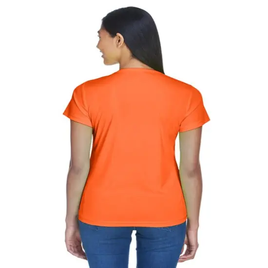 UltraClub® Ladie's Cool & Dry Sport Performance Interlock T-Shirt INDIGO {6}