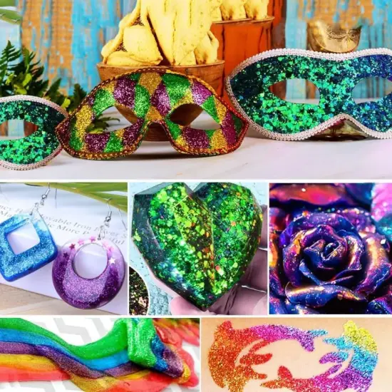 Color Shift Mixed Crafts Chunky Glitter for Tumblers {5}