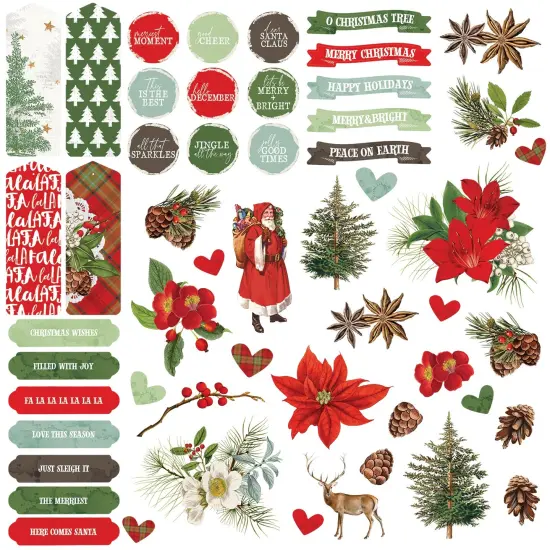 49 And Market Chipboard Set-Evergreen Season {2}