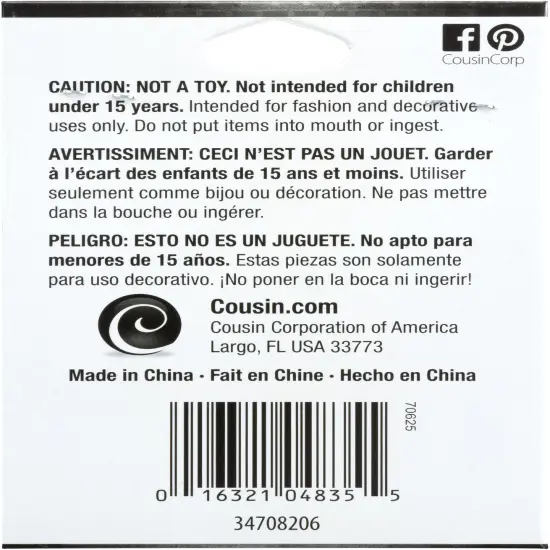 CousinDIY Jewelry Basics Metal Beads 8mm 24/Pkg-Gold Scroll {2}