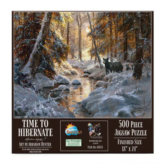 Sunsout Time to Hibernate 500 pc Jigsaw Puzzle 69858 {4}