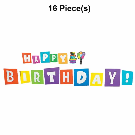 Happy Birthday Yard Sign 32 Pc {1}