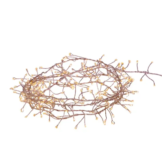 Kurt Adler 24-Foot 720-Light Warm White Twinkle LED Fairy Cluster Garland {3}