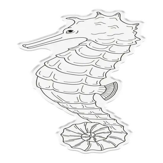 Sara Signature Enchanted Ocean Stamp And Die-Handsome Sea Horse {4}