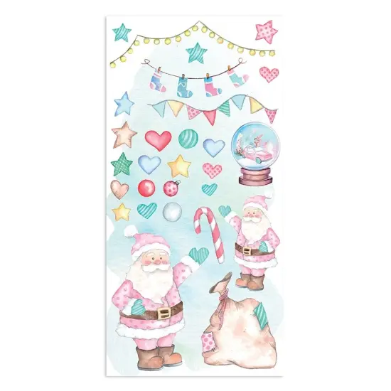 Stamperia Collectables Single-Sided Paper 6"X12" 10/Pkg-Christmas Rose, 10 Designs/1 Each {6}