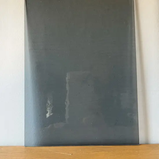 Wissmach COE 96-46 Grey Transparent Fusible Glass Sheet {4}