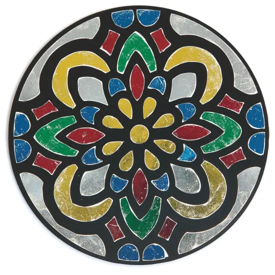 Foil Leaf Velvet Mandalas (Pack of 24) {1}