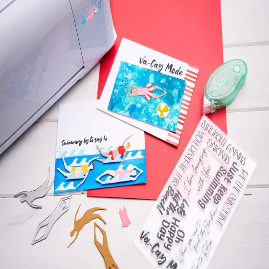 Sizzix Thinlits Die Set By Catherine Pooler 20/Pkg-Synchronized Swimmers #2 {5}