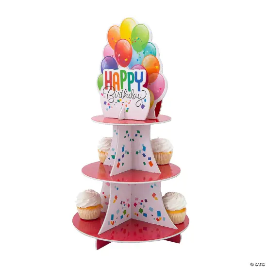 Happy Birthday Balloon Party Treat Stand {2}