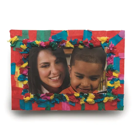 Tissue Paper Frame Craft Kit (Pack of 48) {1}