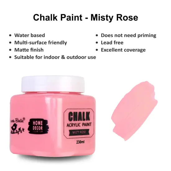 Little Birdie Home Decor Chalk Paint-Misty Rose {3}