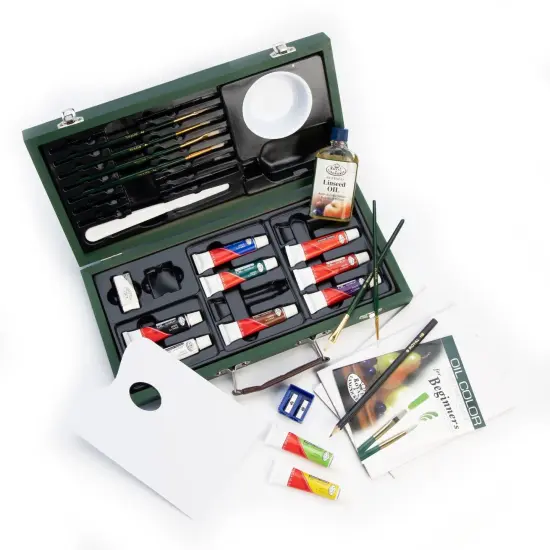 RSET-OIL3000 | Essentials™ 27pc Oil Painting Travel Art Set {5}