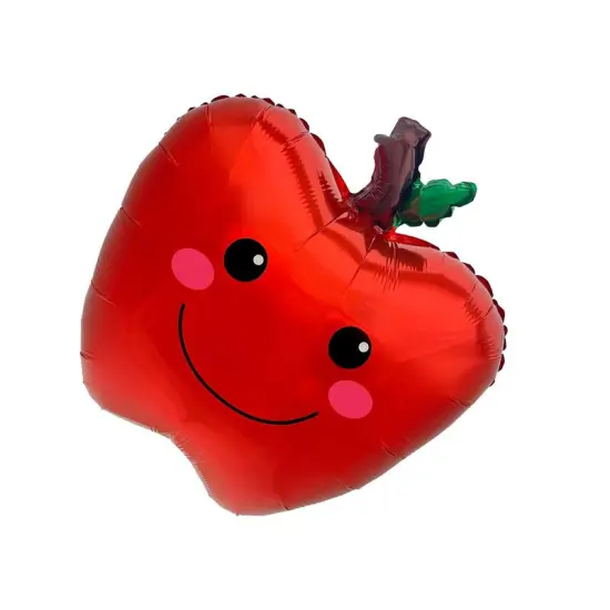 LA Balloons&reg; 19 Inch Smiling Apple Balloon {2}