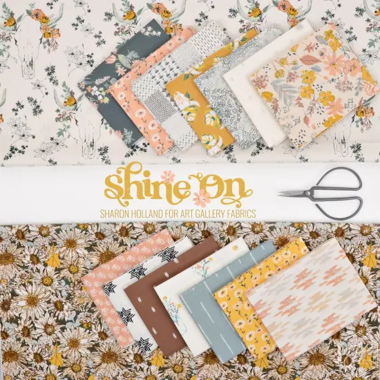 Paisley Knit in Bloom (k-70911) | Shine On | Sharon Holland | Art Gallery {2}