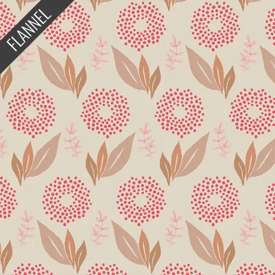 Clayflower Flannel in Sweet (f26404a) | Art Gallery Flannel | AGF Studio | Art Gallery {1}
