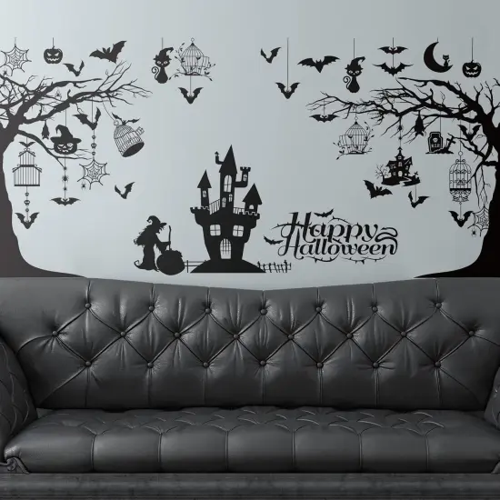 3 Sheets Halloween Wall Decals {2}
