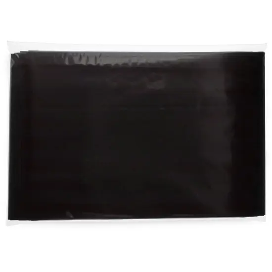 Plymor 5" x 7", 2 Mil Flat Open Amber UV Plastic Poly Bags {5}