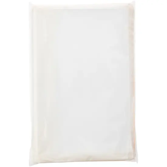 Plymor 12" x 15", White 2 Mil Flat Open Plastic Poly Bags {5}