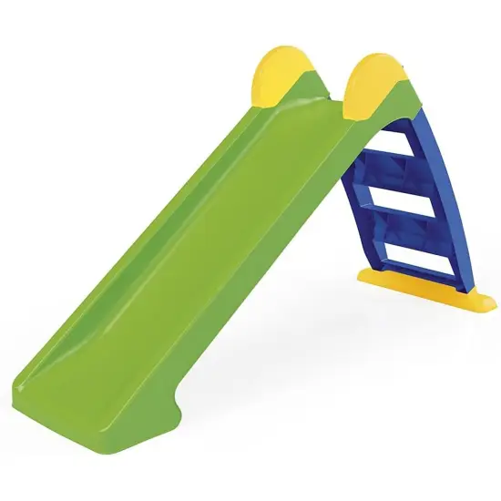 Dolu: My First Garden Slide: Yellow-Green-Blue - Waterslide Hose Attachment, Indoor/Outdoor, Plastic, 52.4 x 17.7 x 28.4", Toddler & Kids Ages 2+ {1}