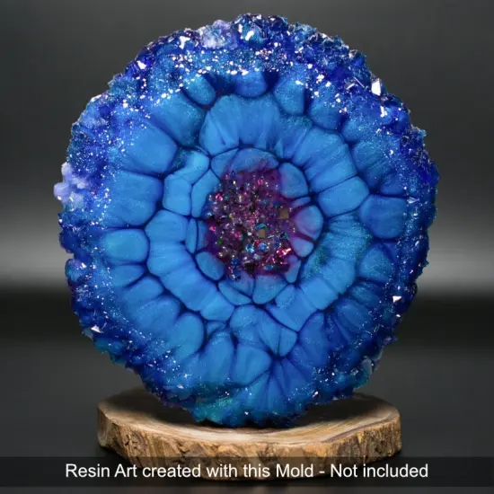 Handmade Crystal Edge Silicone Mold C {4}