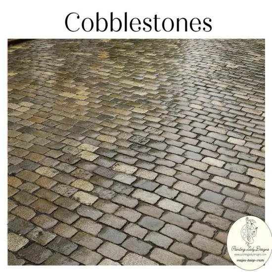 Cobblestones Decoupage & Mixed Media Art Paper 18x24 {1}