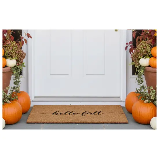 Hello Fall Doormat {8}