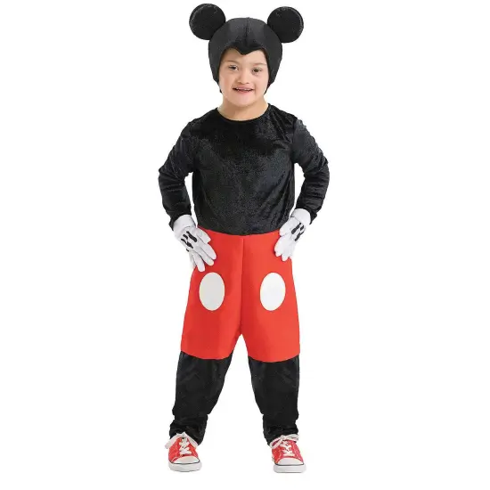 Toddler Mickey Mouse Adaptive Costume for Easy Wear and Medical Accessibility {1}