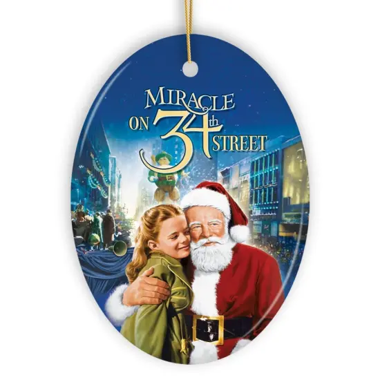 Miracle on 34th Street Christmas Ornament, Nostalgic Classic Movie Gift and Tree Decor {1}